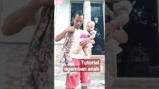 Tutorial menggendong anak