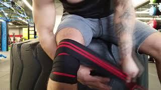 How To Put On Knee Wraps Correctly