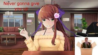 Rick Rolling Monika in Monika after story