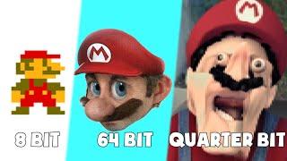 MARIO - 64 bits 32 bits 16 bits 8 bits 4 bits 2 bits 1 bit