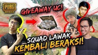 GIVEAWAY UC!! SQUAD LAWAK KEMBALI BERAKSI! - PUBG Mobile Indonesia