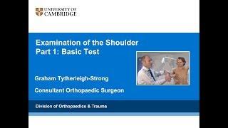 Examination of the Shoulder 1