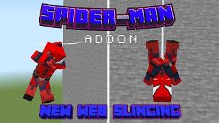 ️ NEW WEB SWINGING ️ - ️ SpiderMan ADDON UPDATE ️ MINECRAFT PE 1.19