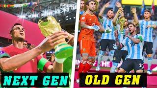 FIFA 23 vs PES 2021 Realism Mod - World Cup Final Comparison Gameplay, Entrance,Trophy| Fujimarupes