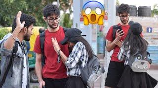 Accidentally Hugged By Scarying Boy’s  | Op Reactions| Ritika Prank