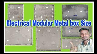 Electrical Modular Metal box Size in tamil/Dilip Select Electricals/DSE