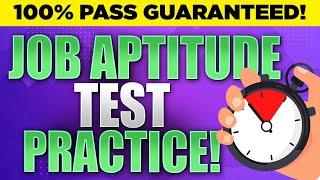 HOW TO PASS AN APTITUDE TEST: QUESTIONS & ANSWERS (2024 SECRETS to Score 100% at ANY Assessment!)