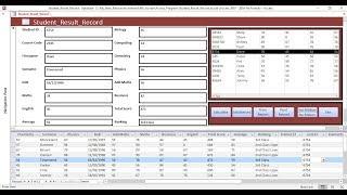 How to Create Student Record Data Entry Form in MS Access - Part 1 of 2