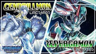 Digimon Card Game : Cendrillmon (Yellow) VS Zephagamon (Green) [EX-07]