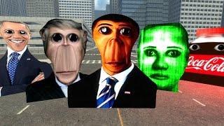 Obunga Family, Angry Munci Family, And Selene Delgado Nextbot Gmod