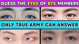 ARE YOU REAL ARMY ? BTS QUIZ  || guess BTS members by their eyes || BTS quiz || @btsmerchcollection