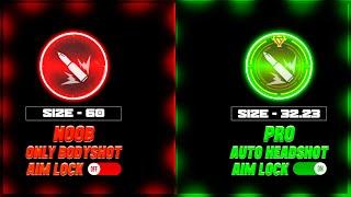 FIRE BUTTON TRICKS  | Best Fire Button Size Free Fire | New Auto Headshot Fire Button Size