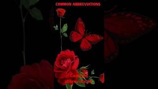 Common abbreviations||ENGLISH Grammar||spoken english||english vovabular||@KAVITA education channel