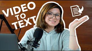 How To Transcribe Video to Text (2021)