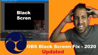 (How to solve) OBS Studio Black Screen problem easy fix( 2020), Windows 10 laptop ! updated : Easy