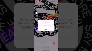 Not permitted to use instagram threads app | threads app needs requirement’s to use it #shorts