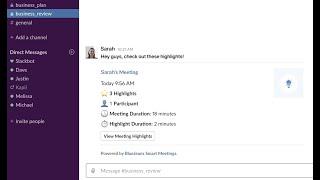 BlueJeans and Slack: How to Share Meeting Highlights