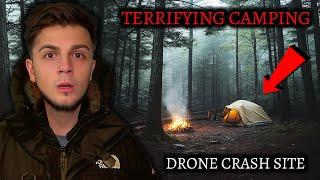 TERRIFYING CAMPING TRIP IN NEW JERSEY PINE BARRENS DRONE CRASH SITE - WE WERE FOLLOWED!