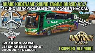 SHAREKODENAME SOUND ENGINE BUSSID V3.7|SOUND MERCY OH 1526 REAL ETS2 INTER COOLER|KREKET-KREKET