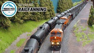 Layout Railfanning: HO Scale Mainline Action!