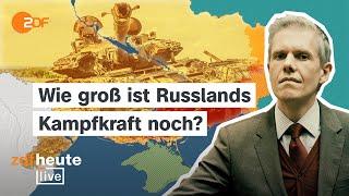 Gleitbomben und Drohnenangriffe: Hohe Verluste für Putin bei Charkiw-Offensive | ZDFheute live