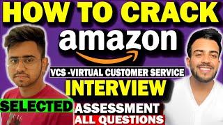 Amazon VCS HR  FINAL ROUND QUESTIONS / 2024/ WORK FROM HOME