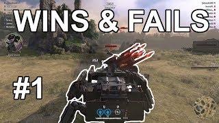 CROSSOUT - WINS & FAILS #1 (Funny Moments Compilation)