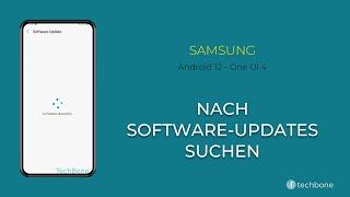 Nach Software-Updates suchen - Samsung [Android 12 - One UI 4]