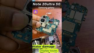 Samsung note 20ultra water damage display issue #samsung #display