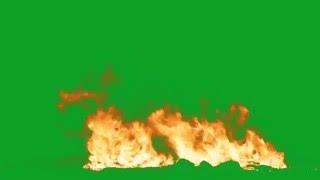 Big Fire Green Screen Torch HD AAE Fire at the Camera