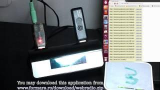 wifi radio  web interface with alarm option for madplay - openwrt