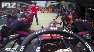 Max Verstappen charge through the field | Russia 2021