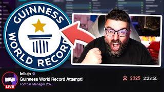 Breaking a Football Manager World Record...