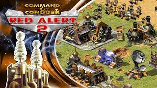 Red Alert 2 | Twin Rivers With The Soviets | (6 vs 1)