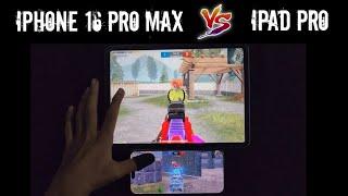 IPHONE 16 PRO MAX VS IPAD PRO | PUBG MOBILE TEST 2025