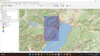 how to Clip or cut a section of a raster in QGIS