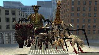 Epic ZOO BATTLE: Mutant Animals vs Monsters in Garry's Mod!