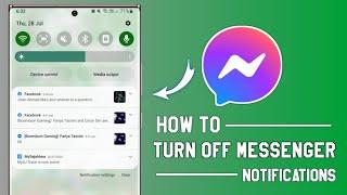 how to turn off facebook messenger notifications on android