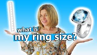 How to measure your ring size // adjustable rings