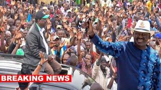 LIVE: RAILA ODINGA, MUDAVADI AND UDA LEADERS IN MOSOP, NANDI COUNTY FOR THANKS GIVING MASS!!