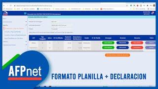 Como declarar Planilla AFPnet 2022 | Registrar y generar Tiket de pago AFPnet | Tutorial paso a paso