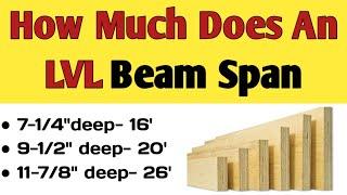 LVL Beam | How Far Can An LVL Beam Span without support