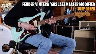 No Talking...Just Tones | Fender Vintera '60s Jazzmaster Modified | Pau Ferro - Surf Green