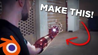 How To Make An Iron Man Suit Up In Blender | Tutorial