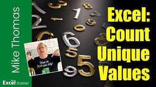 Excel: How to Count Unique Values Without Using a Pivot Table