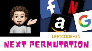 Next Permutation | Google | Microsoft | Amazon | Leetcode 31