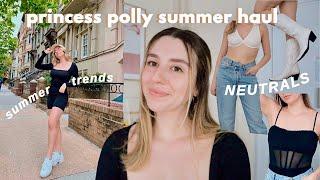 SUMMER PRINCESS POLLY TRY ON HAUL | 10 neutral pieces you NEED in your summer wardrobe in 2022
