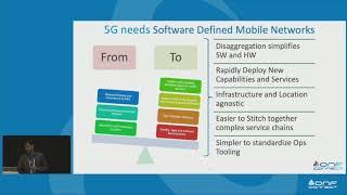 Virtualized, Disaggregated 3GPP 5G RAN and Small Cells - Prasad Bhandaru, Cyient - ONF Connect 19