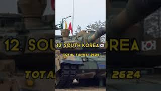 Top 15 Countries With The Most Tanks (2022) |Song: My Ordinary Life