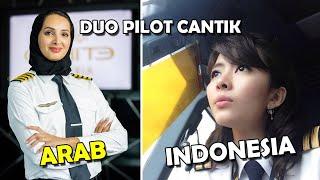 Pilot nya Cantik Banget Menerbangkan Pesawat Raksasa Airbus A380-800